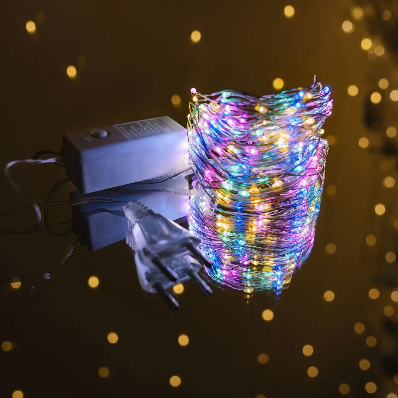 Світлодіодна гірлянда нитка 20м 200led від мережі RGB
