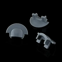Заглушка ПВ для врезных профилей ЛПВ-7, ЛПВ-12 универсальная пластиковая.