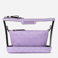 Набор косметичек Beauty Bag Duo Lilac Woven Victoria's Secret 2в1