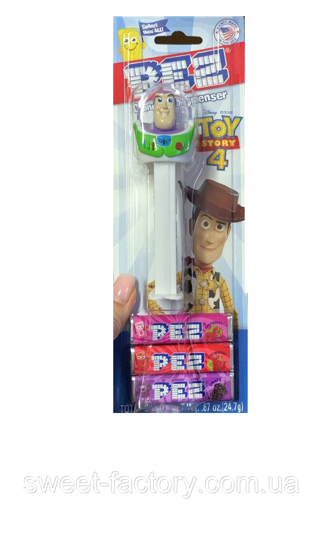 Pez Candy & Dispenser Noy Story 4 Buzz Lightear 3s 24g