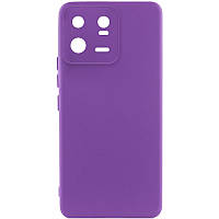 Чехол Silicone Cover Lakshmi Full Camera (A) для Xiaomi 13, Фиолетовый / Purple