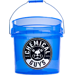 Відро для миття автомобіля прозоре Chemical Guys Bucket, 16,5 л Синій