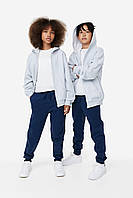 Сині дитячі джоггери hm спортивні штани з утепленнем