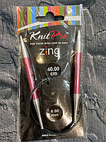 47074 Спиці кругові Zing 40 см, 6.50 мм