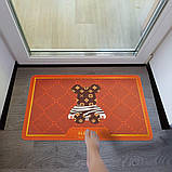 Вологопоглинаючий килимок Happy 38х58 см, діатомітовий придверний килимок для передпокою, фото 9