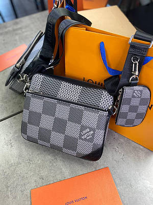 Сумка-мессенджер Louis Vuitton Trio Damier Graphite 3D