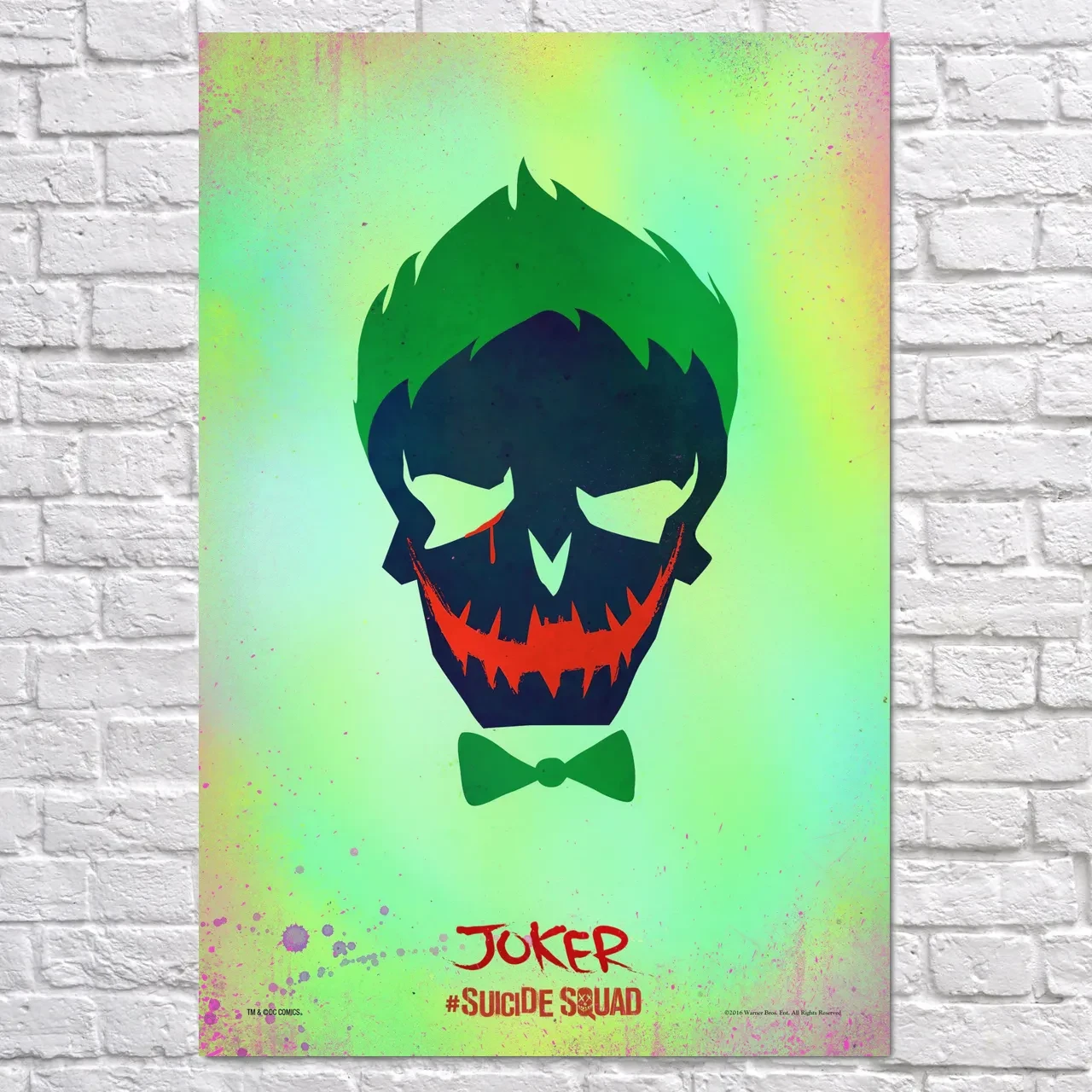 Плакат "Загін самогубців, Джокер, Suicide Squad, Joker", 60×40см