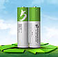 Акумуляторні батарейки AA 2600mAh з роз'ємом Type-C (2 шт. з кабелем 1х2 у комплекті), фото 6