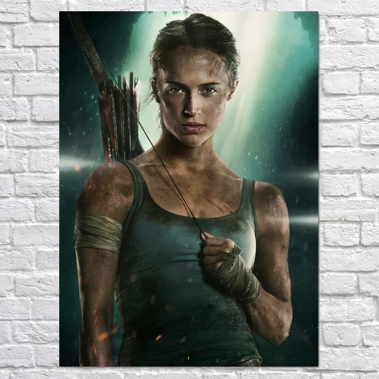 Плакат "Томб Райдер, Лара Крофт, Tomb Raider, Lara Croft", 60×44см