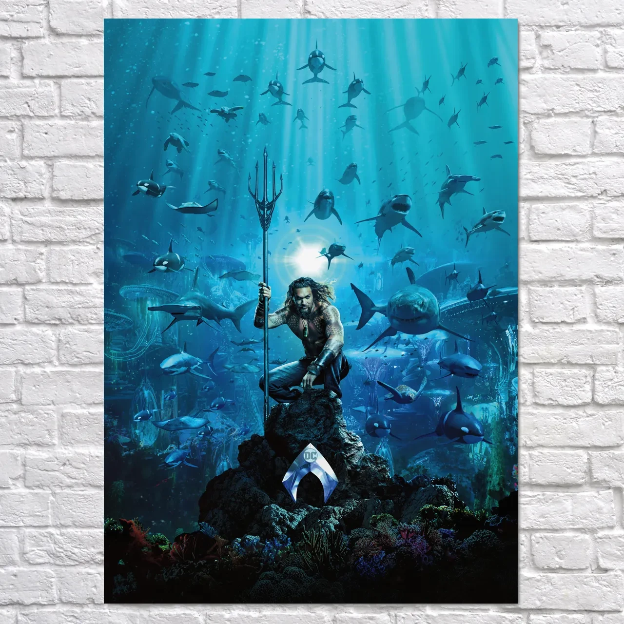 Плакат "Аквамен, Aquaman (2018)", 60×43см