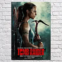 Плакат "Томб Райдер, Лара Крофт, Tomb Raider, Lara Croft", 60×41см