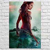 Плакат "Томб Райдер, Лара Крофт, Tomb Raider, Lara Croft", 60×40см