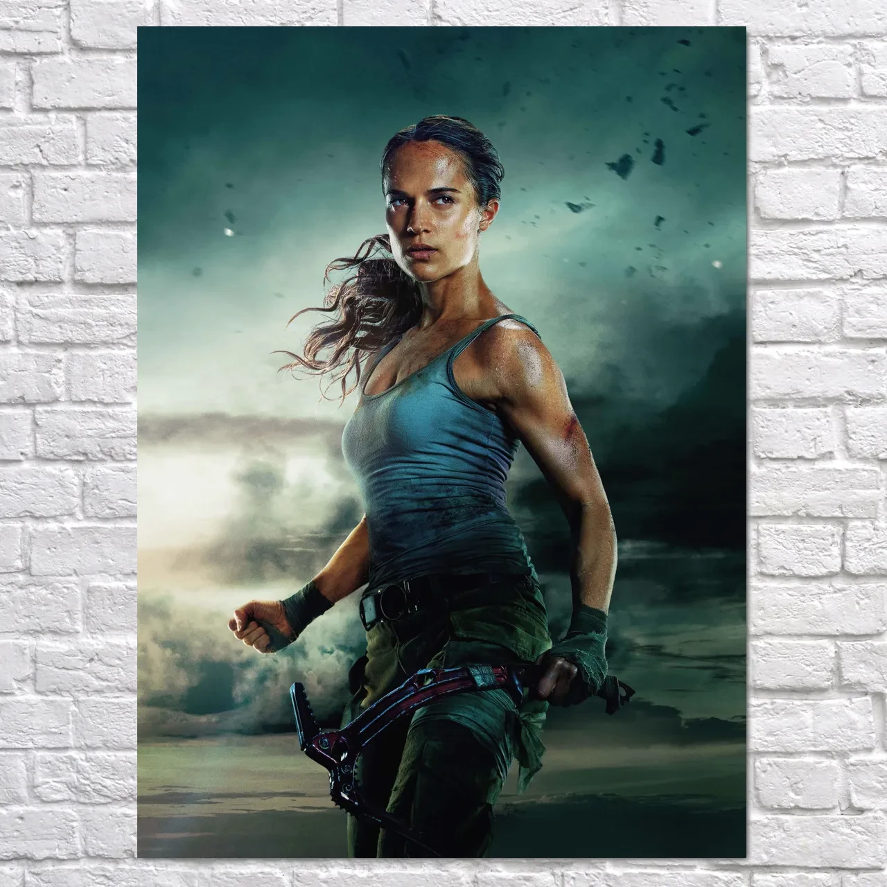 Плакат "Томб Райдер, Лара Крофт, Tomb Raider, Lara Croft", 60×44см