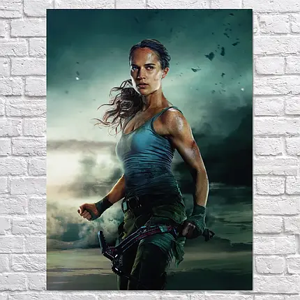 Плакат "Томб Райдер, Лара Крофт, Tomb Raider, Lara Croft", 60×44см, фото 2