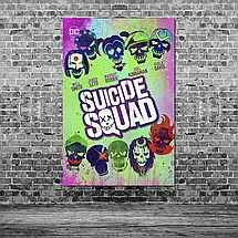 Плакат "Загін самогубців, Suicide Squad", 60×40см, фото 3