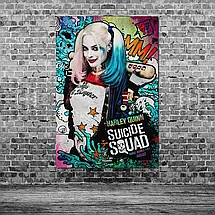 Плакат "Загін самогубців, Гарлі Квінн, Suicide Squad, Harley Quinn", 60×40см, фото 3