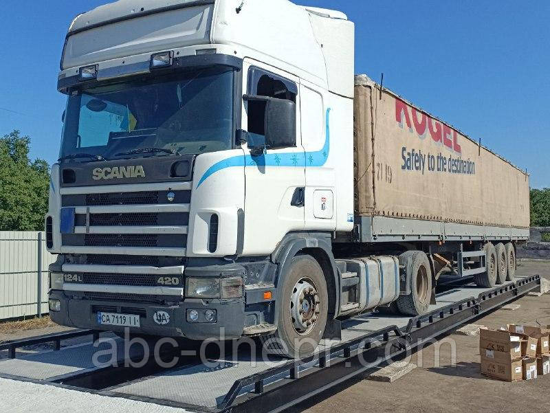 Автомобільні ваги 18 метрів із залізобетонною платформою