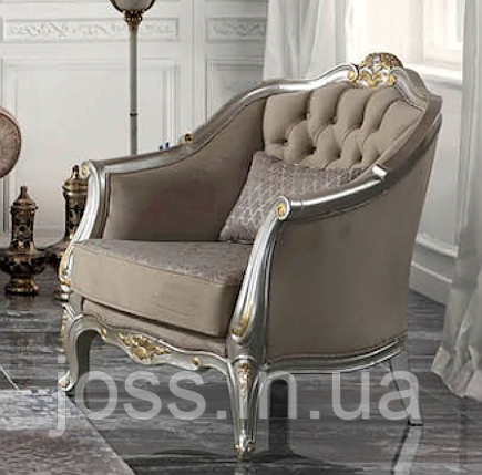 Крісло деревʼяне класичне, Ліліум, фото 2