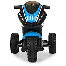 Дитячий електромобіль мотоцикл Yamaha M 4135L-4 (MP3, USB, мотори 2x25W, акум.2x6V5AH), фото 4