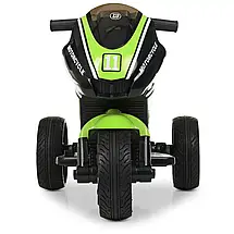 Дитячий електромобіль мотоцикл Yamaha M 4135L-5 (MP3, USB, мотори 2x25W, акум.2x6V5AH), фото 5