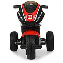Дитячий електромобіль мотоцикл Yamaha M 4135L-3 (MP3, USB, мотори 2x25W, акум.2x6V5AH), фото 5