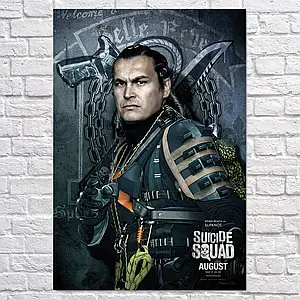 Плакат "Загін самогубців, Сліпнот, Suicide Squad, Slipknot", 60×41см