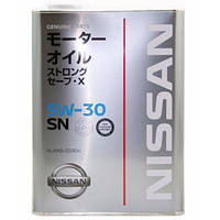 Nissan Strong Save X SN 5W-30 4л (KLAN5-05304) Оригинальное синтетическое моторное масло Япония