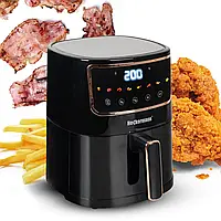 Фритюрница электро 1800 Вт Air fryer  Heckermann 4,7 л (Аэрогриль без масла Польша)