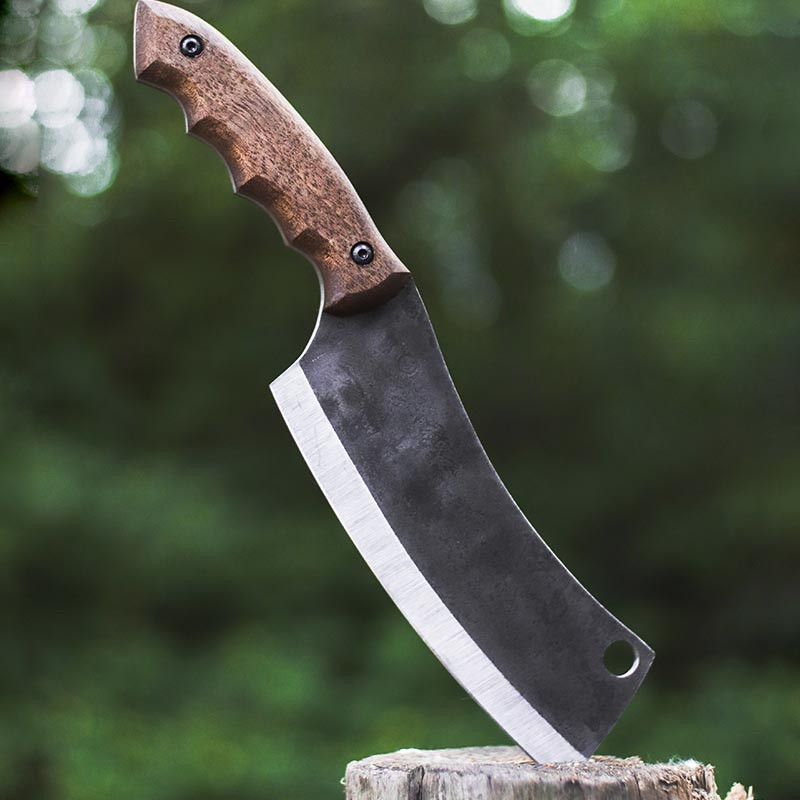 Ніж великий для м'яса та кісток ручного виробництва для дому, дачі та відпочинку на природі (500 г), фото 1