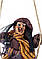 Підвісний декор анімований "Відьма на гойдалці" в коричневому 01-14-40(Н5-10-2), фото 3