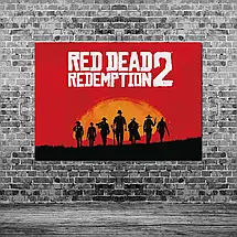 Плакат "Red Dead Redemption 2, RDR 2", 43×60см, фото 3