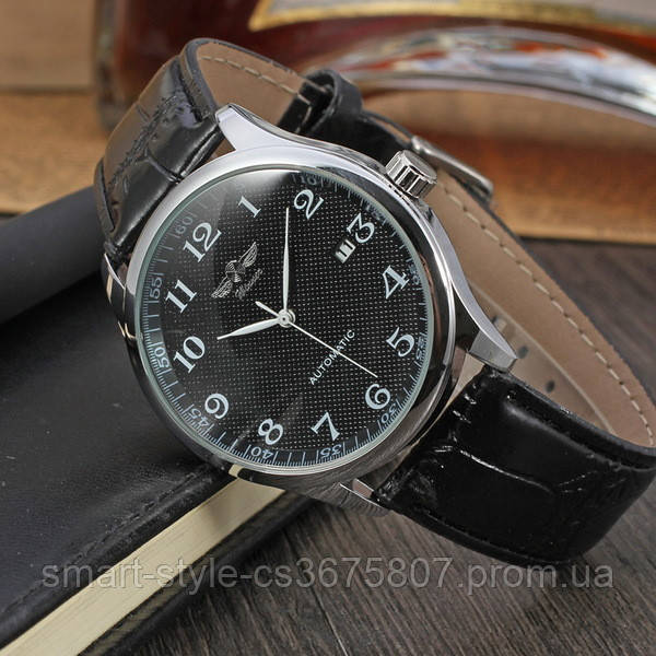 Мужские наручные часы Winner Handsome Leather, Оригинальные классические мужские наручные часы - фото 3 - id-p1947482636