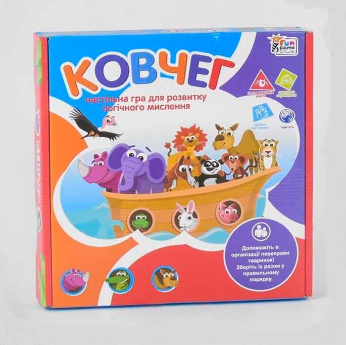 Настільна гра "Ковчег" UKB-B 0042 (12) "4FUN Game Club" українською мовою, в коробці