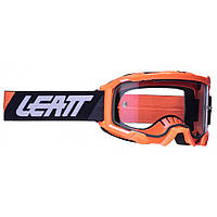 Очки Leatt Velocity 4.5, оранжевые, прозрачная линза