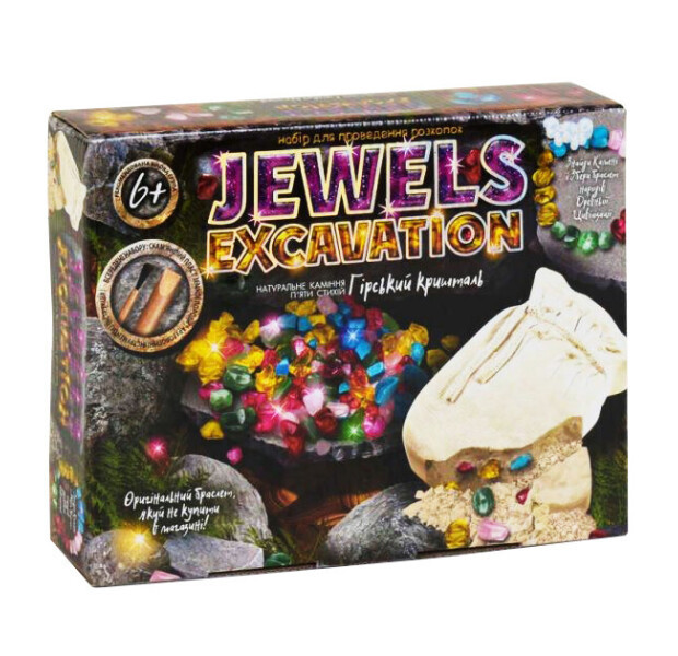 Набір для проведення розкопок Камені "JEWELS EXCAVATION" Danko Toys