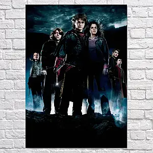 Плакат "Гаррі Поттер і кубок вогню, Harry Potter", 60×43см