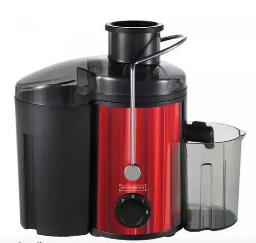 Соковитискач центрифужний Royalty Line PJ-19001 (700 Вт, нержавіюча сталь, контейнер для соку 0,45 л)