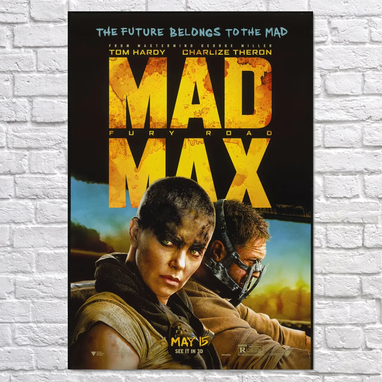 Плакат "Шалений Макс: Дорога гніву, Mad Max: Fury Road (2015)", 60×41см