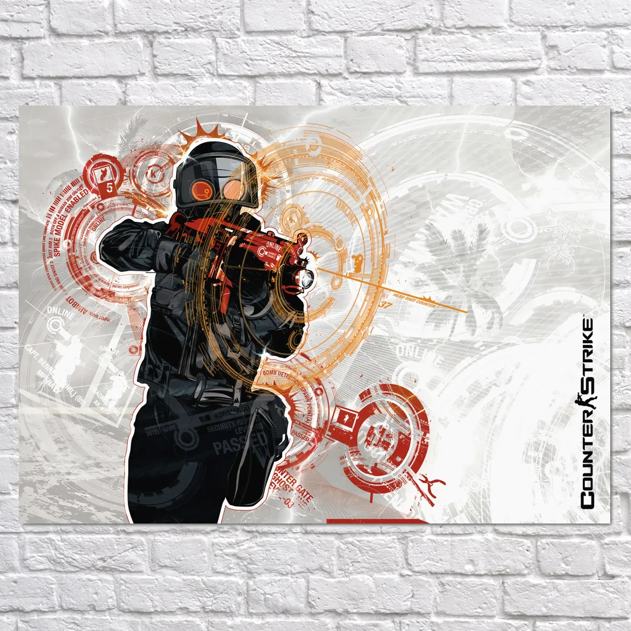 Плакат "Контрстрайк, Counter-Strike, CS", 43×60см