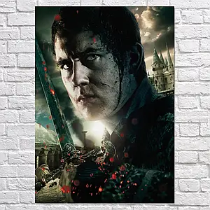Плакат "Гаррі Поттер і смертельні реліквії, Невіл Долгопупс, Harry Potter", 60×43см