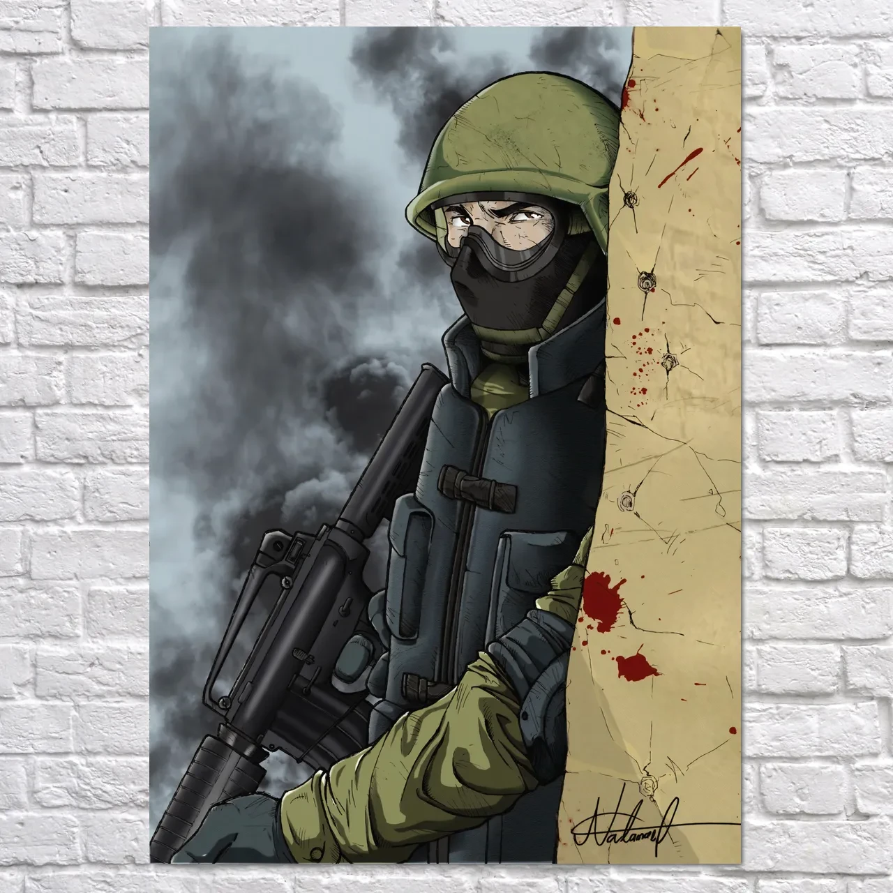 Плакат "Контрстрайк, Counter-Strike, CS", 60×43см