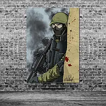 Плакат "Контрстрайк, Counter-Strike, CS", 60×43см, фото 3