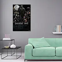 Плакат "Оселя зла, персонажі гри, колаж, Resident Evil", 60×40см, фото 2