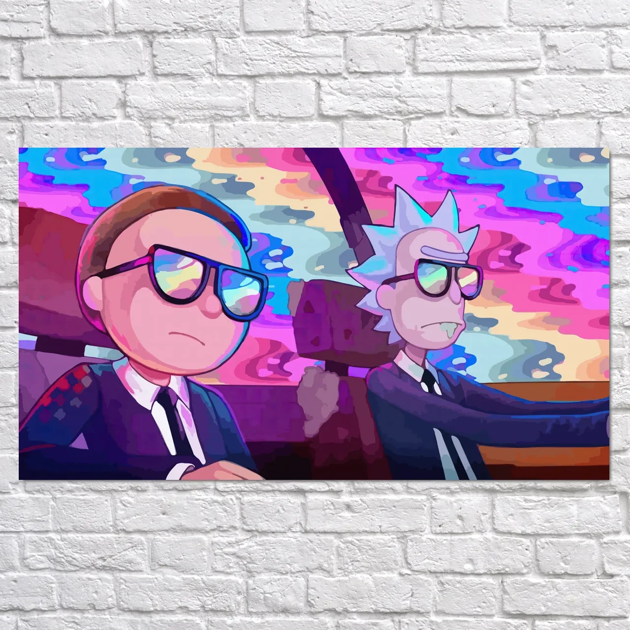 Плакат "Рік та Морті, Rick and Morty", 34×60см