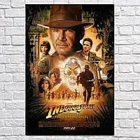 Плакат "Індіана Джонс і королівство кришталевого черепа, Indiana Jones (2008)", 60×41см