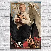 Плакат "Добрі передвісники, серіал, Good Omens", 60×39см