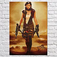 Плакат "Обитель зла 3: Вымирание, Resident Evil 3: Extinction (2007)", 85×60см