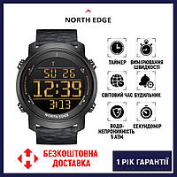 (ОРИГИНАЛ) North Edge Laker 2 5 BAR, Тактические часы для военного, часы для плавания