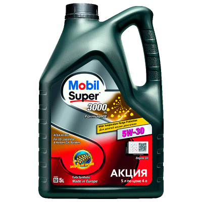 MOBIL SUPER 3000 X1 FORMULA-FE 5W30 5л Масло моторное