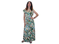 Сукня арт. 8915 / пальми і квіти-зелене- S-M ТМYasili